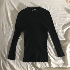 Black Mock Turtle neck